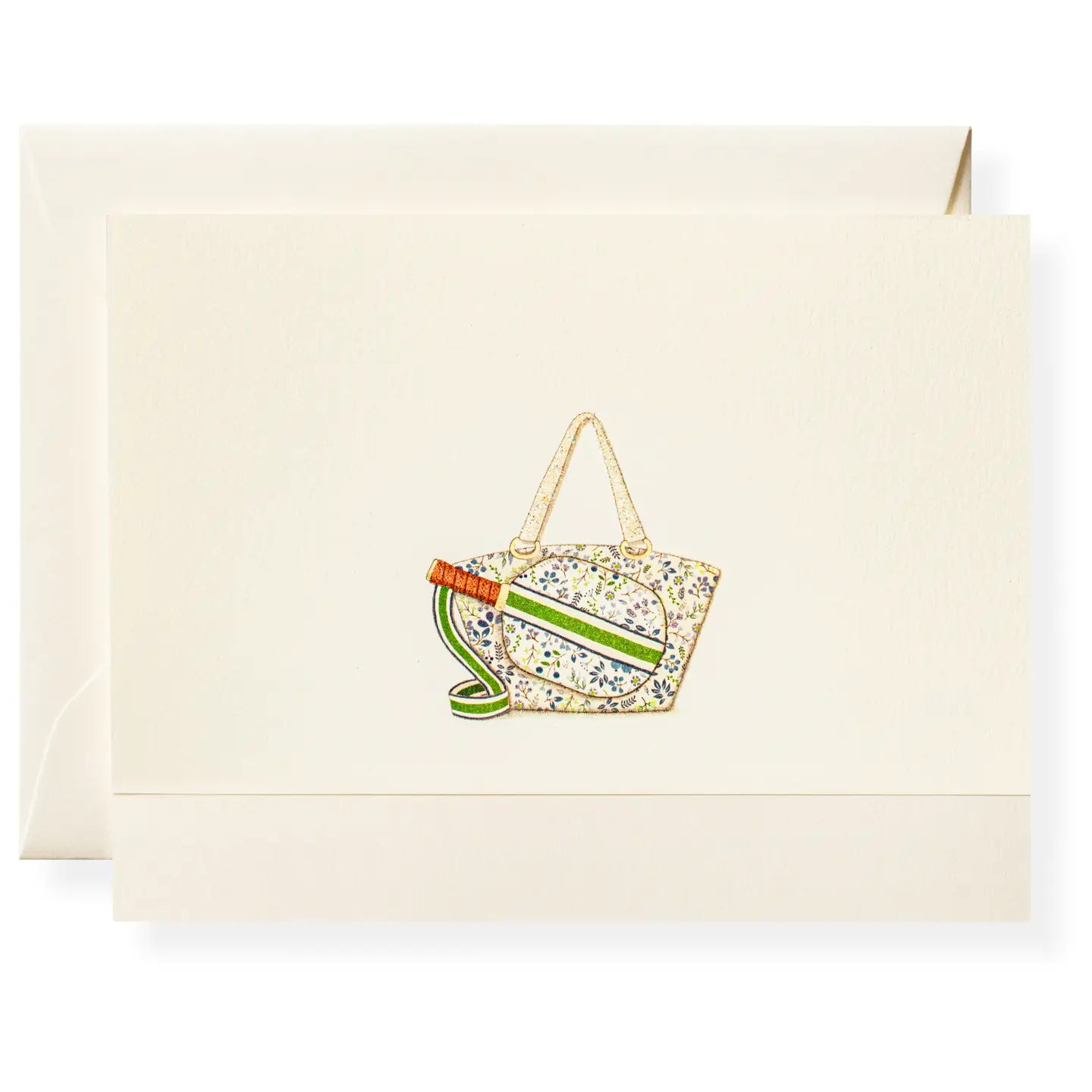 Pickleball Bag Hand-Finished Note Card