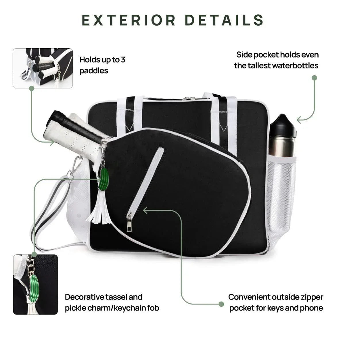 Lola Pickleball Tote Bag - Pickleball Twist!