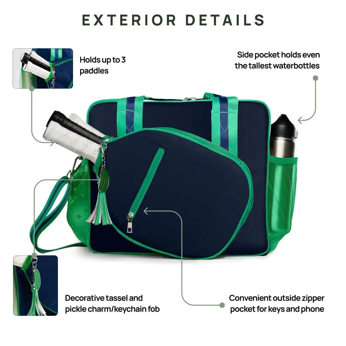 Lola Pickleball Tote Bag - Pickleball Twist!