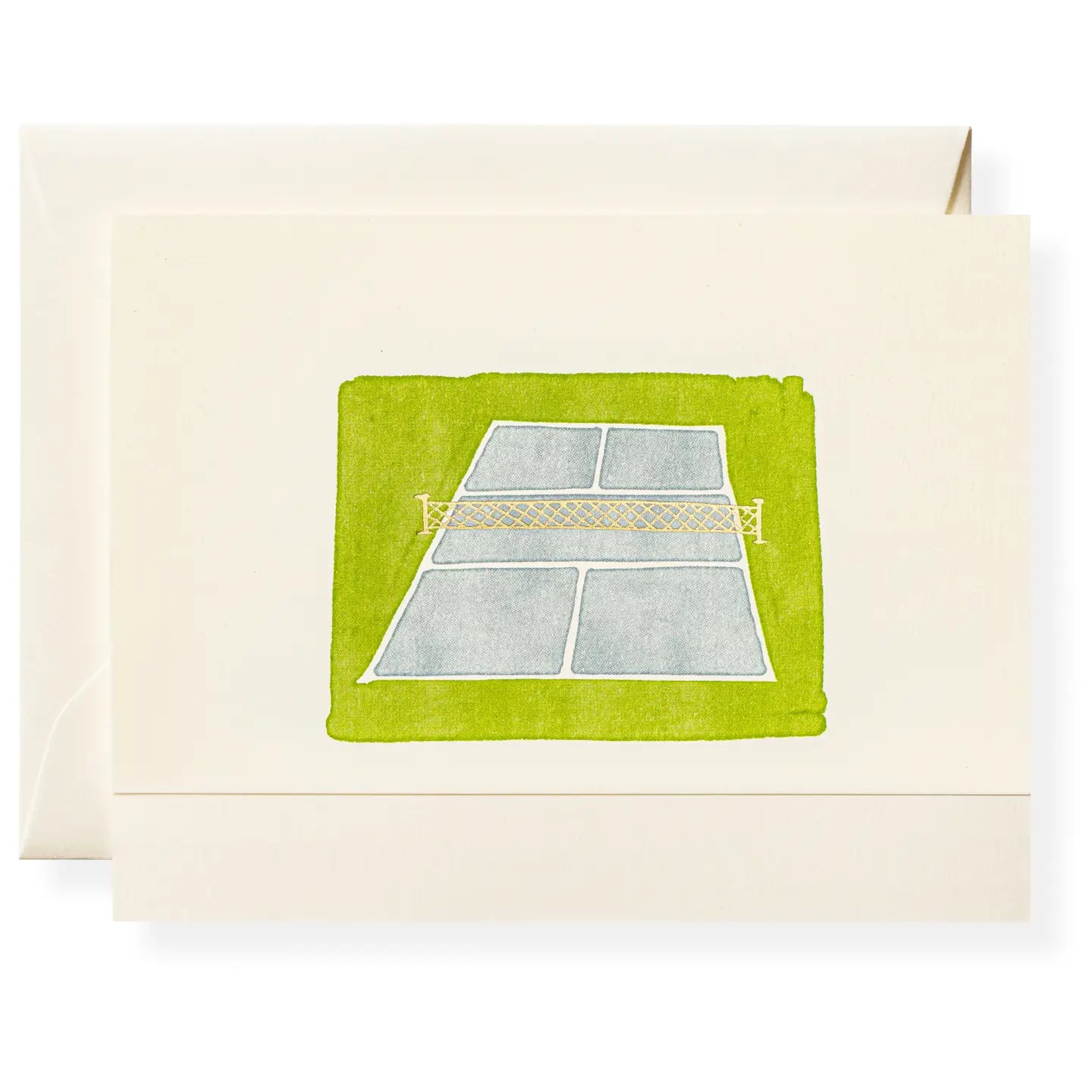 Pickleball Court Hand-Crafted Greeting Card