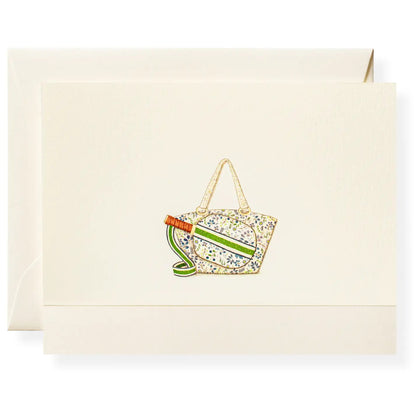 Pickleball Bag Hand - Finished Note Card - Pickleball Twist™!