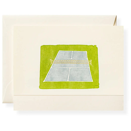 Pickleball Court Hand - Crafted Greeting Card - Pickleball Twist™!