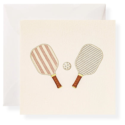 Pickleball Paddles Hand - Finished Gift Enclosure Card - Pickleball Twist™!
