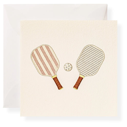 Pickleball Paddles Hand - Finished Gift Enclosure Card - Pickleball Twist™!