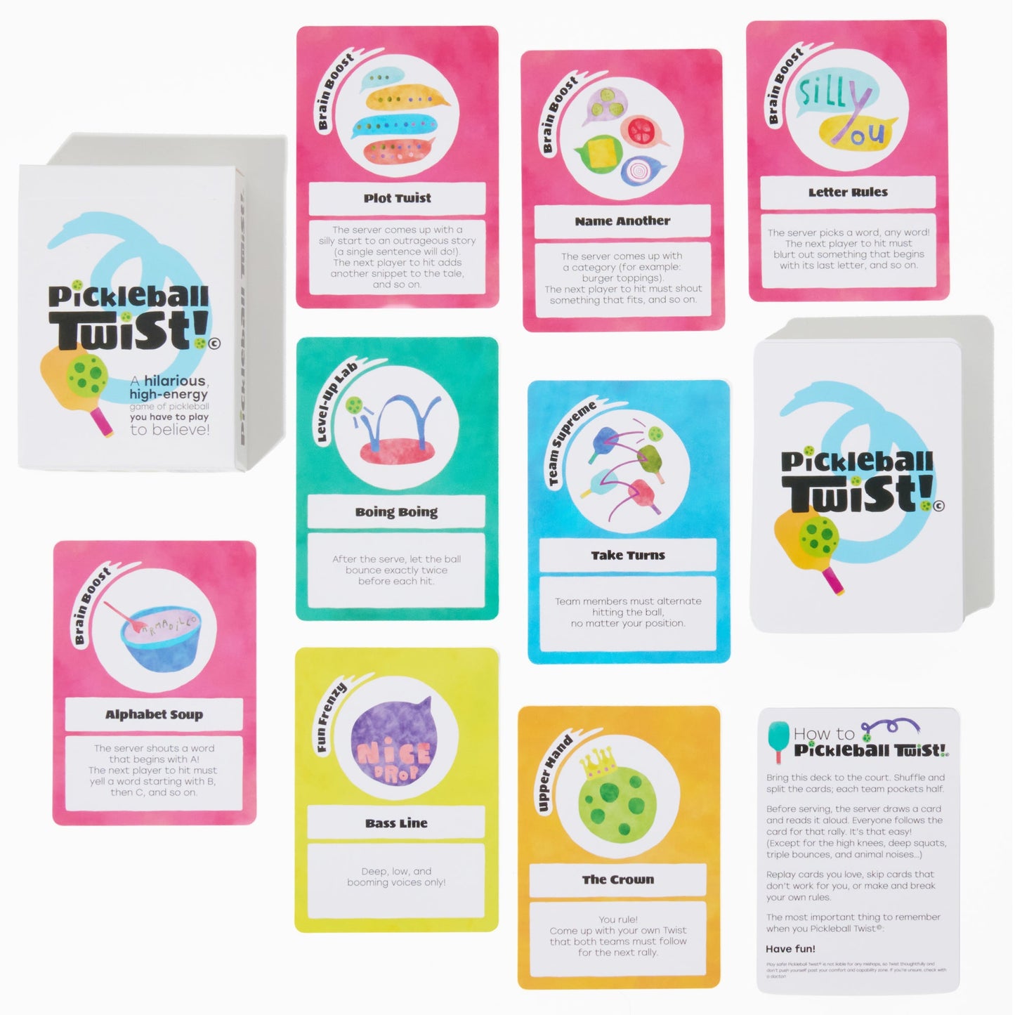 Pickleball Twist© The Pickleball Card Game - Pickleball Twist!