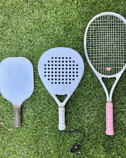 TESSI Tennis Racket Pickleball Paddle Overgrip 3-Pack - Pickleball Twist!